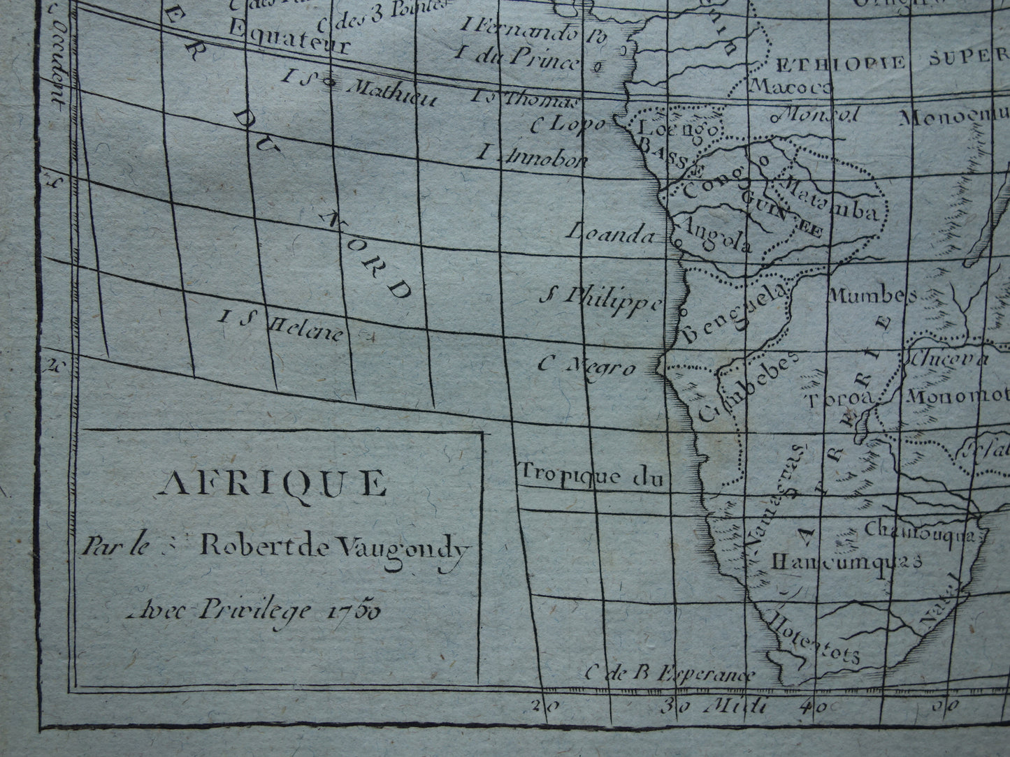 oude kaarten van Afrika origineel antiek