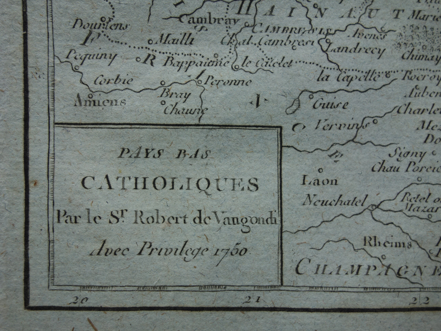 Pays Bas Catholiques Robert de Vaugondy 1750