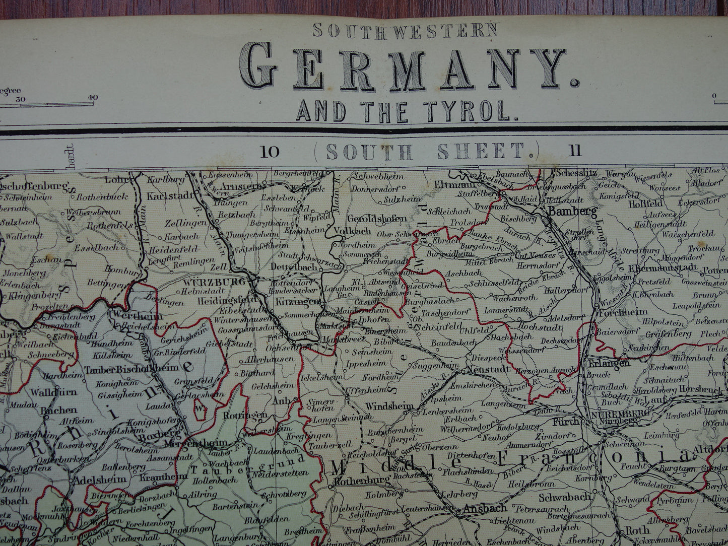 oude landkaarten van Duitsland kopen