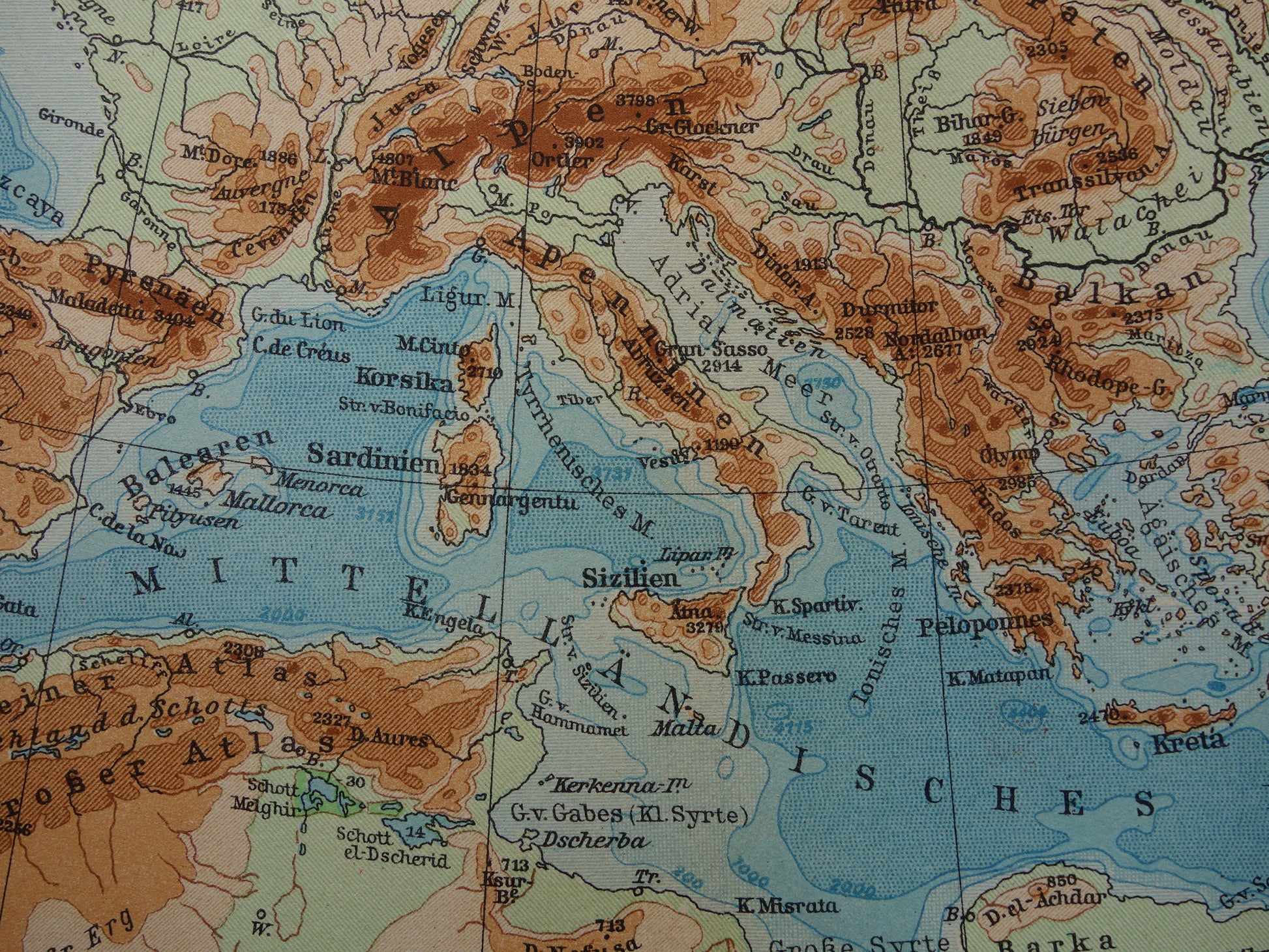 antieke landkaart van Europa te koop winkel