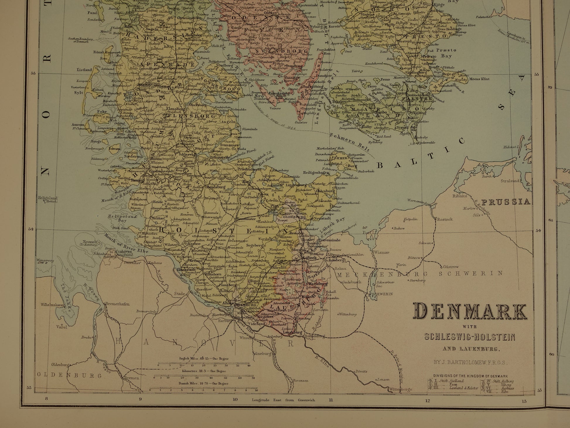 historische kaarten van Denemarken winkel