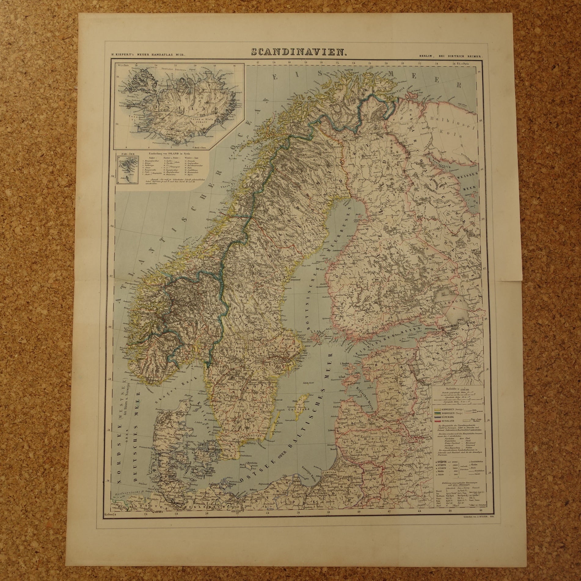 winkel voor oude kaarten van Scandinavië