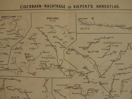 Spoorlijnen in Europa aangelegd in 1855 - 1860