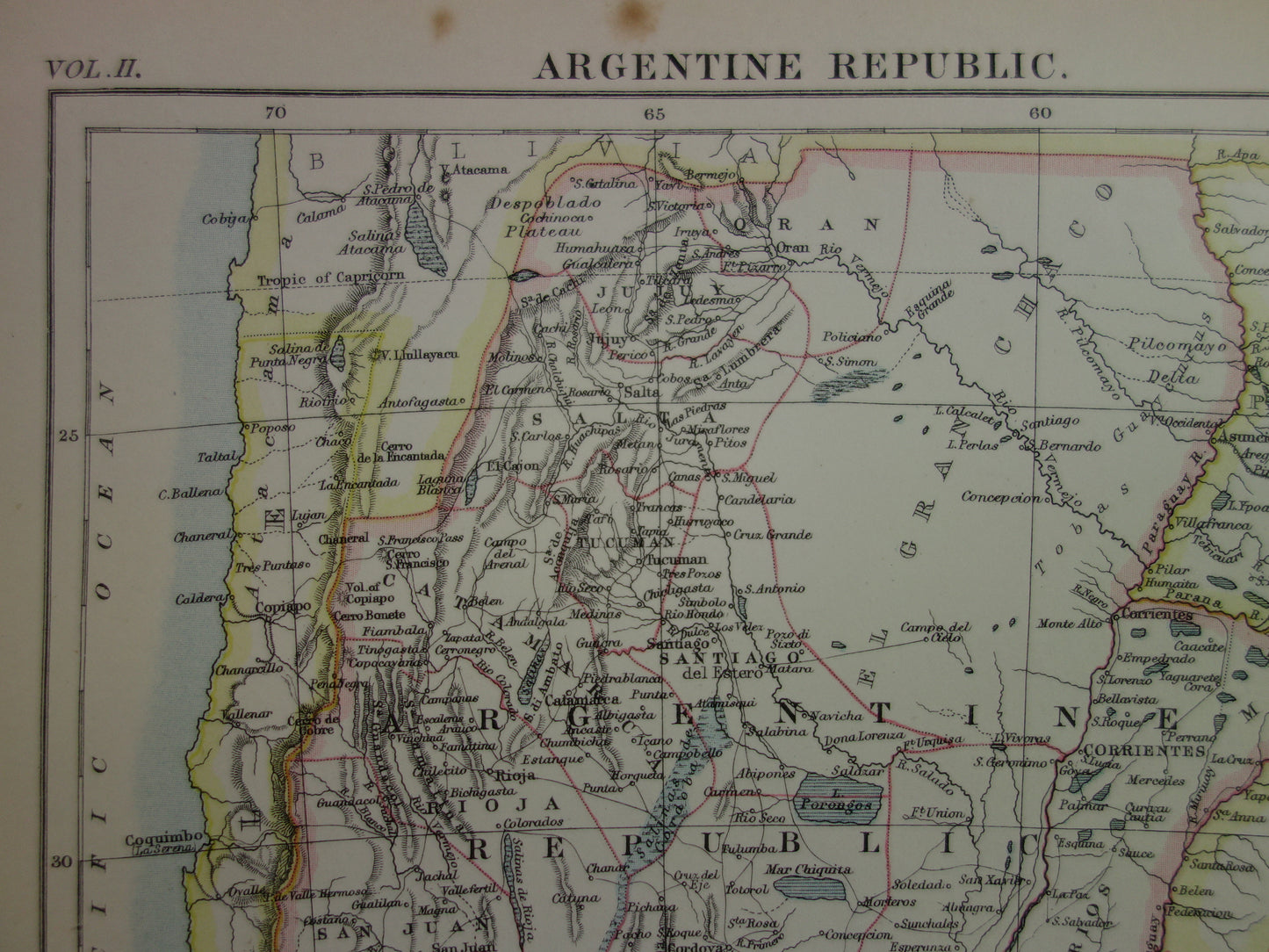 oude kaarten van Argentinië kopen