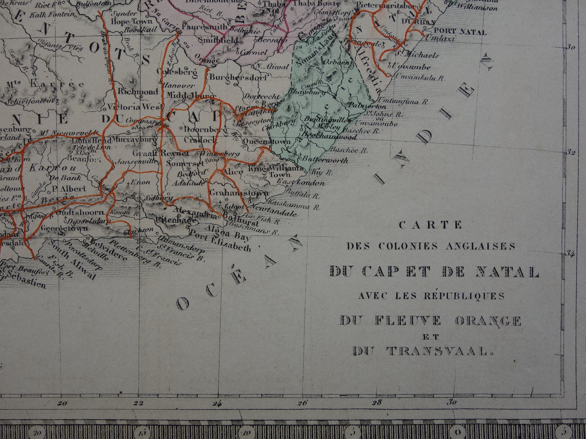 historische landkaarten kopen van Zuid-Afrika